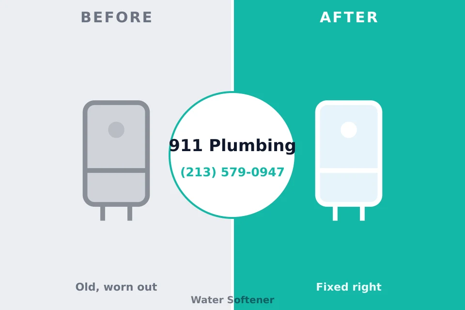Before and after: plumbing repair Lake of the Woods, IL